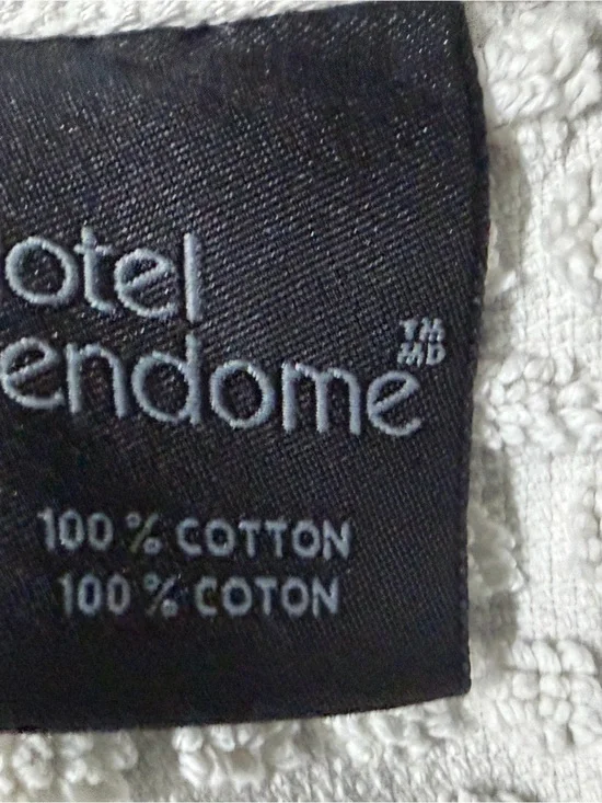 Hotel Vendome Waffle Off White 100 % Cotton Towel 50x26