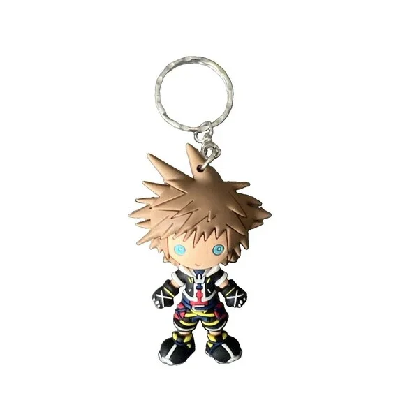 Sora Kingdom Hearts Figure Keychain Disney Brand NWOT