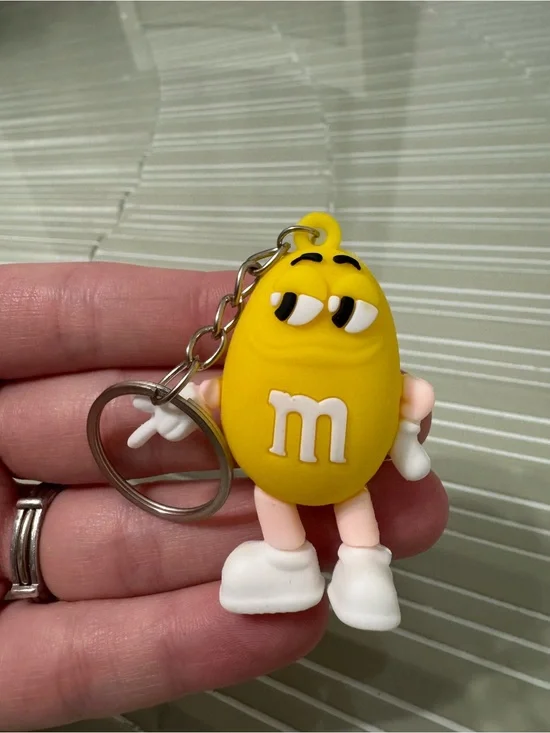 M&M'S Yellow Character Keychain with White Boots
