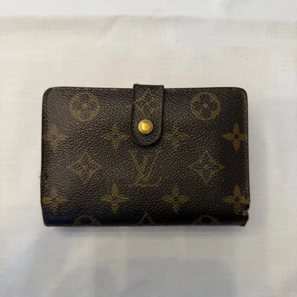 Louis‎ Vuitton Monogram Porte Monnaie Vieille Small Wallet Coin Purse Vintage
