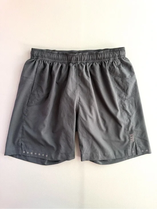 Saxx Kinetic Sport 2N1 Athletic Grey Shorts Men’s Medium with Shorts Liner