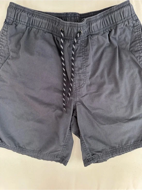 Casual Drawstring Shorts in Navy