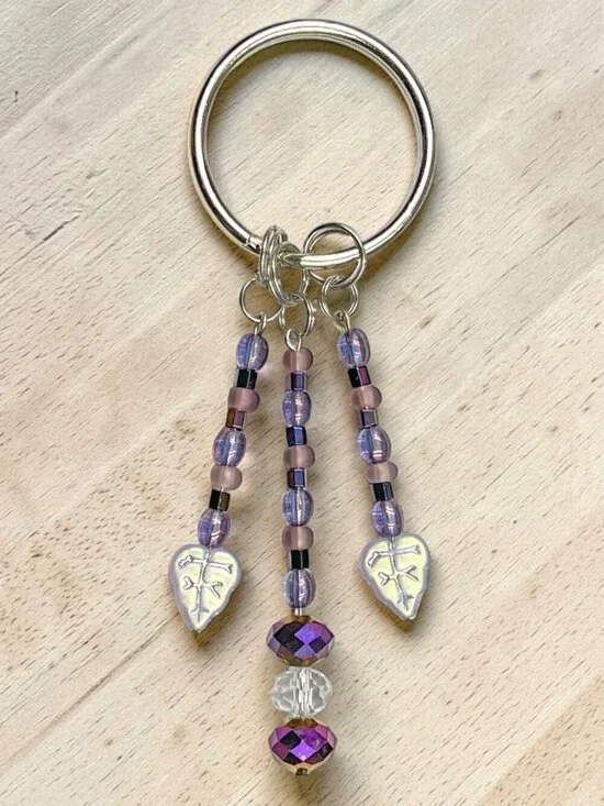 Leafy Dreams Keychain | Handmade