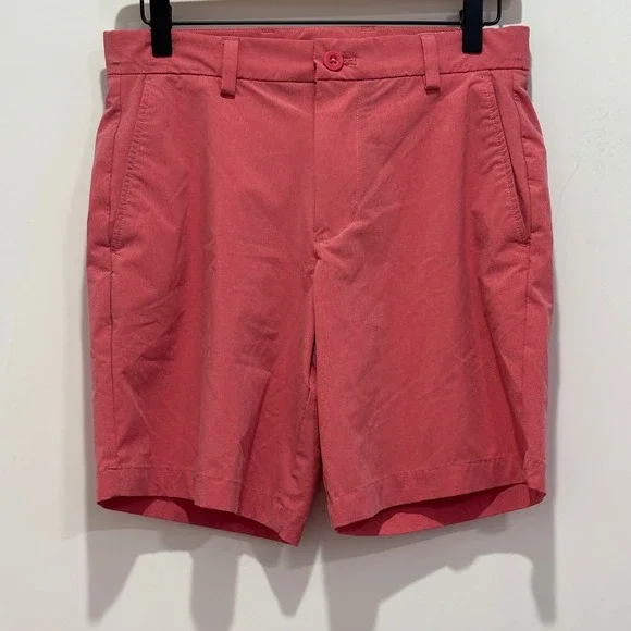 Vineyard Vines Performance‎ Breaker Shorts Mens 29 Coral Pink Stretch Golf 8
