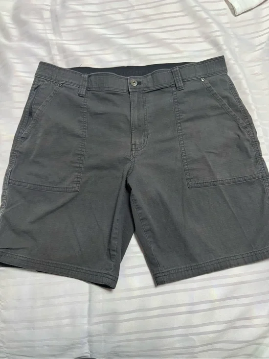 Weatherproof Men's Charcoal Utility Cargo Shorts