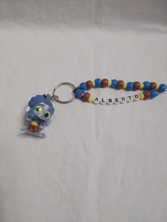 Disney Doorable Alberto Sea Monster  Handmade Keychain