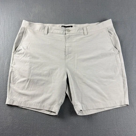 Travis Mathew Beck Shorts Mens 42 (Fit 44) Gray Performance Golf Stretch Wicking