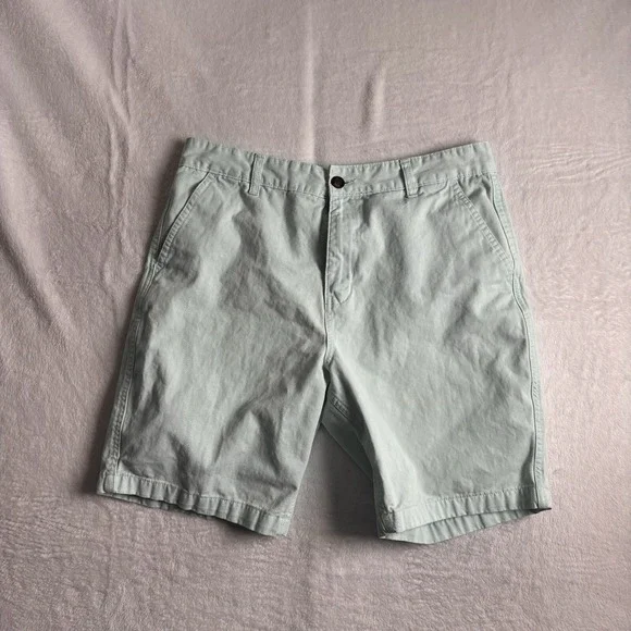 Faded Glory Blue‎ Teal Chino Style Shorts Men's Waist 36