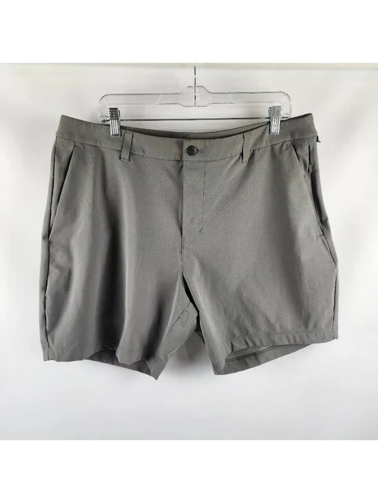 Lululemon Shorts Mens 38 Gray Green ABC Classic Fit 7