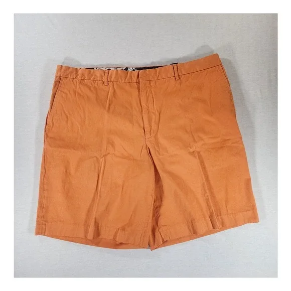 Lilly Pulitzer Mizner Short Mens 40 Chino Orange 100% Cotton Preppy Coastal Lux