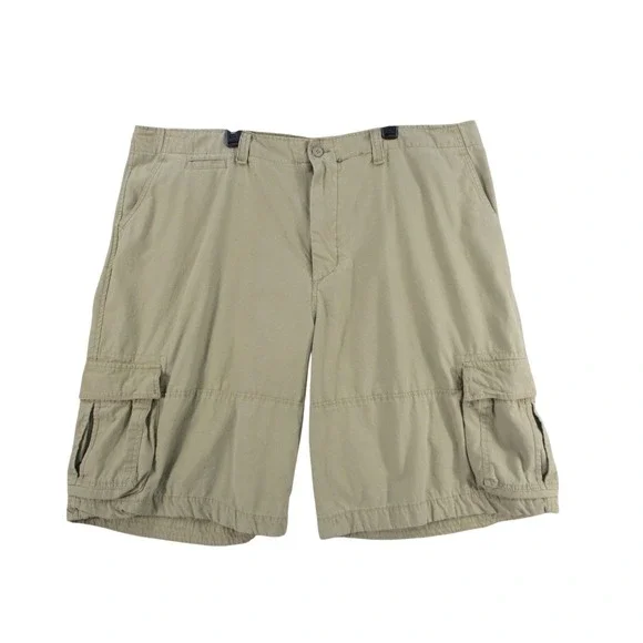 Mens Khaki Cargo Shorts 3X-Large Regular Tan Multi Pocket Utility 2540.UFSH.254