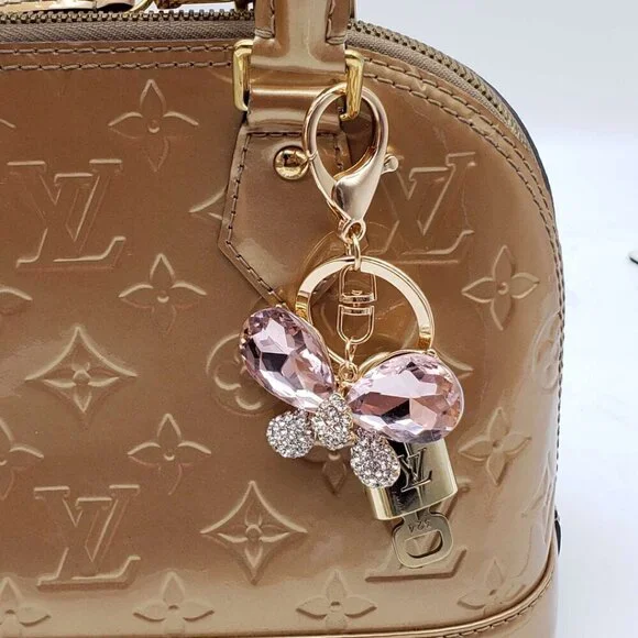 Louis Vuitton Gold Padlock 🔒 Key Set Authentic LV w/ Unbranded Keychain