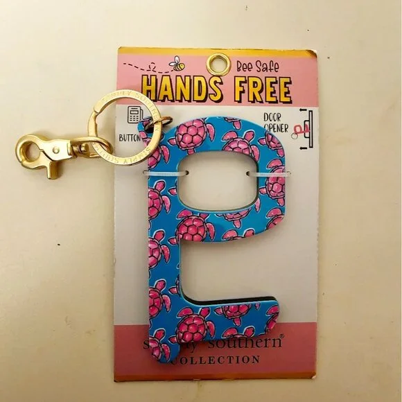 Simply Southern Bee Safe Hands Free Door Opener With Sea Turtles