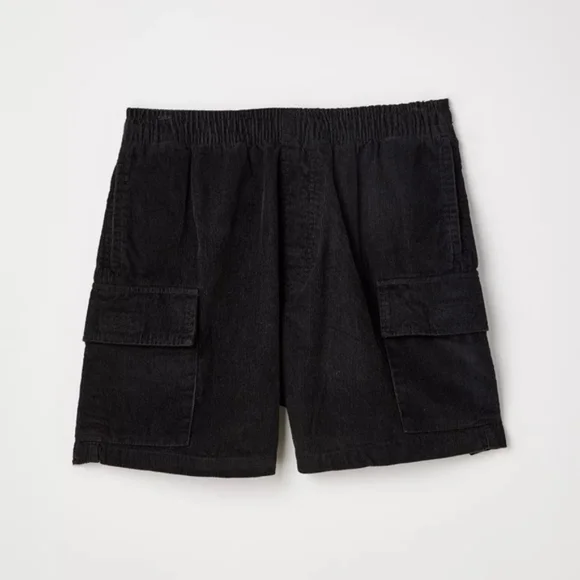 BDG Black Cargo Shorts