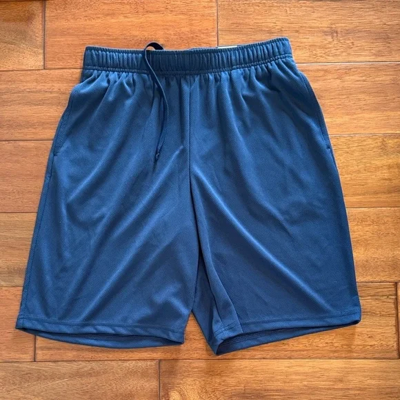 NWT Tek Gear Men's Blue Athletic Shorts Size Small