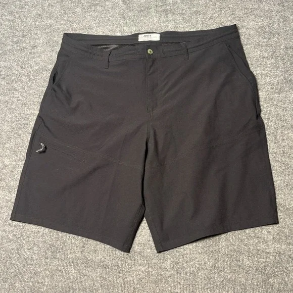 Jetty Performance Tech Shorts Mens 40 Black Hybrid Surf Draw Your Own Line 9