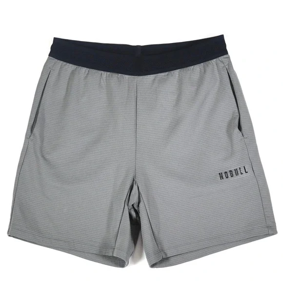 NOBULL Mesh Training Shorts Mens Medium Grey 7