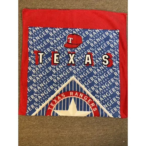 Vintage 90s Texas Rangers Bath Towel