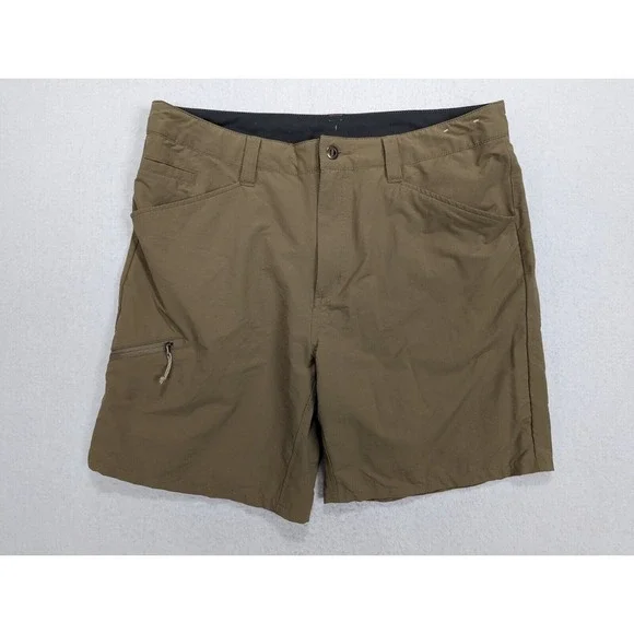 Patagonia Mens Shorts Size 38 Nylon Blend Khaki