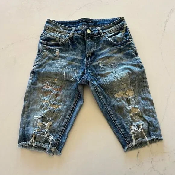 Unbranded Men's Blue and Navy Shorts