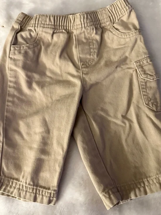 okie dokie Tan Cargo Shorts for Boys