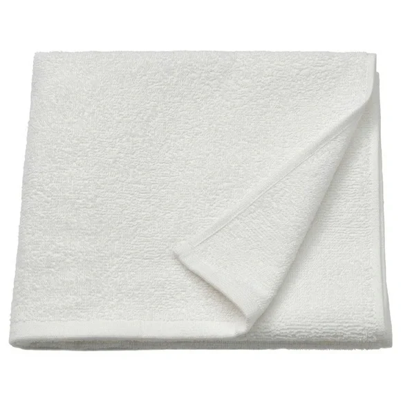 2 piece white ikea bath towels Length: 47 
