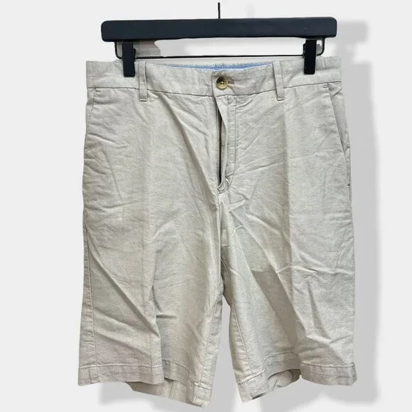 Izod Tan Cotton Chino‎ Shorts