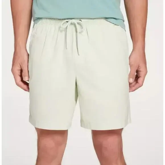 VRST Washed‎ Twill Terry Mint Green Drawstring Simple Shorts Men's Size 2XL NWT