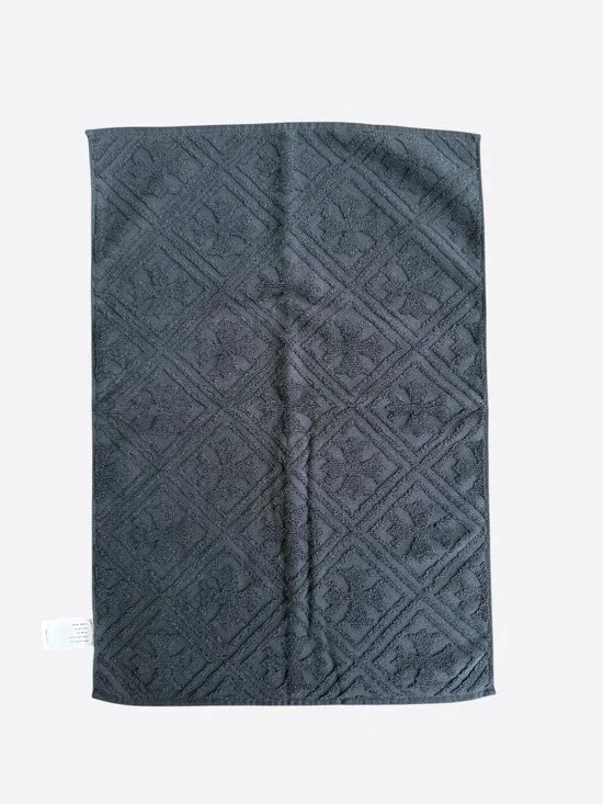 Chrome Hearts Black Cross Jacquard Towel
