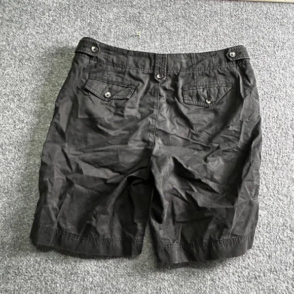 Eddie Bauer Shorts Mens Size 34 Black Vashon Fit Cotton Casual Flat Front Hiking