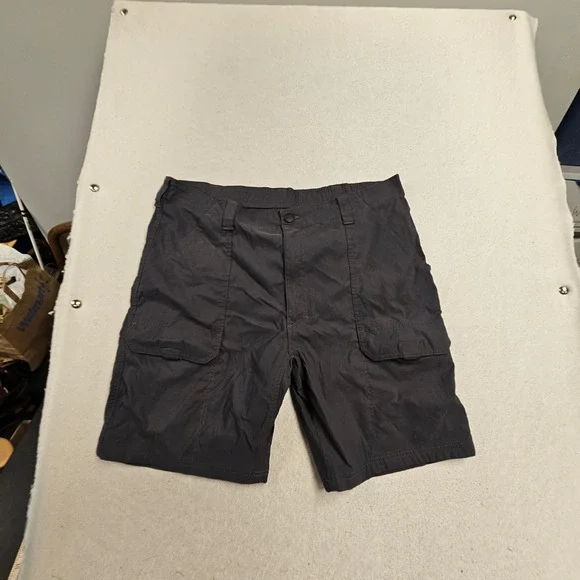 Wrangler Outdoor Series Mens Gray Hiking Shorts Size 36 NW973GR Stretch Cargo