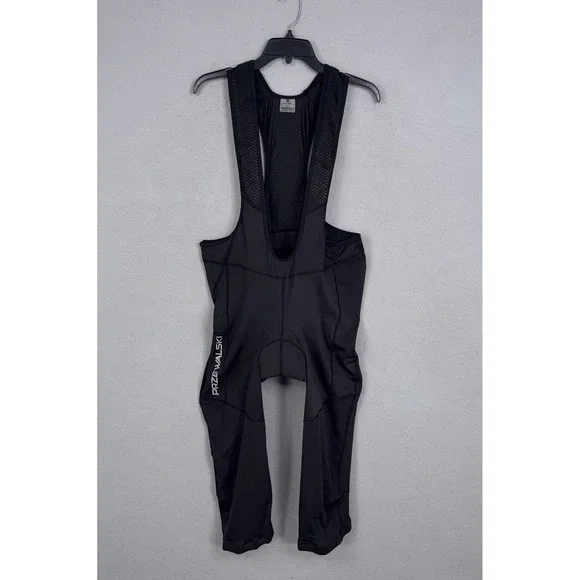 Przewalski Cycling Bib Shorts Men 3XL Black Solid Padded Athletic Biking