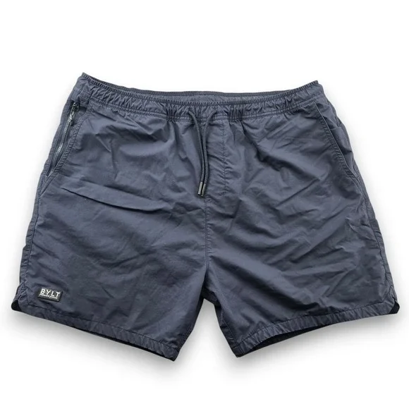 BYLT Performance Shorts Mens XXL Navy Blue Lined Athletic Training