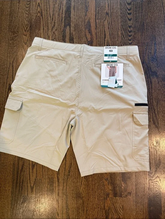 Men's iron & co size 40  Cargo Shorts — Khaki