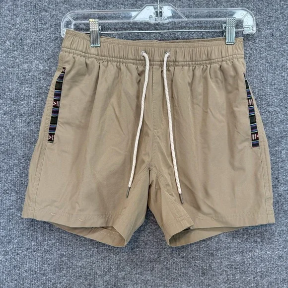 Wowie Sapien 2.0 Shorts Mens Small Khaki Stretch Liner Aztec Southwest
