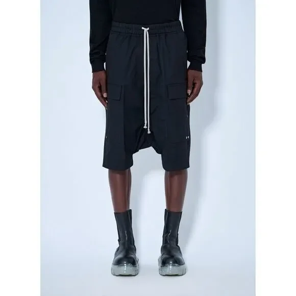 Rick Owens Men Cargo Shorts