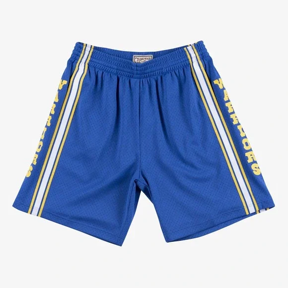 NBA Mitchell & Ness Shorts Swingman Golden State Warriors 81-82 Men's 2XL  NWT