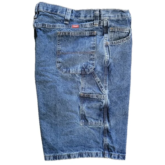Wrangler Blue Jean Shorts With Relaxed Fit Size 44