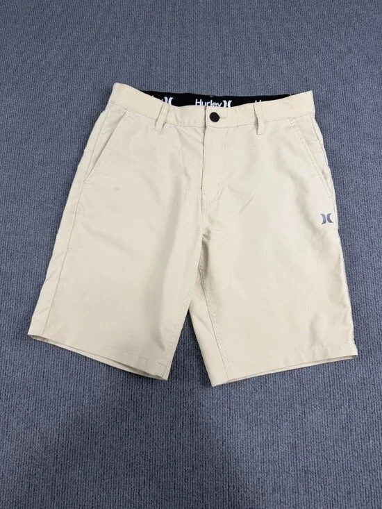 Hurley Mens Beige Walk Shorts 30