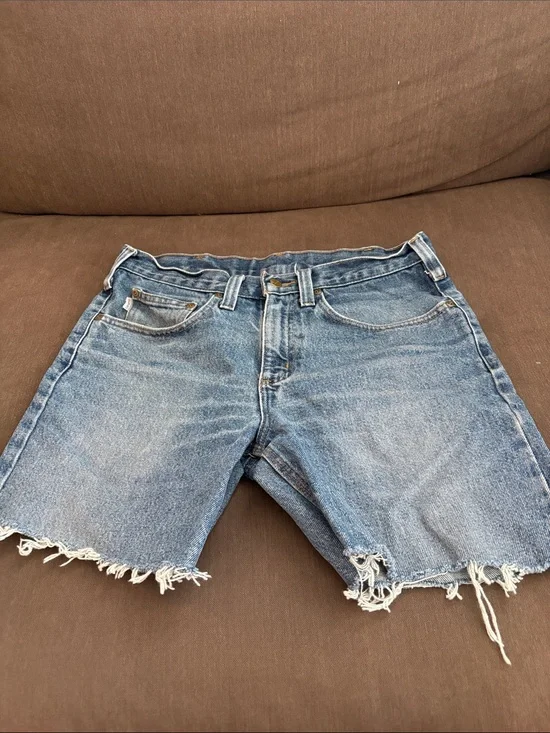 Carhartt Blue Denim Jean Shorts