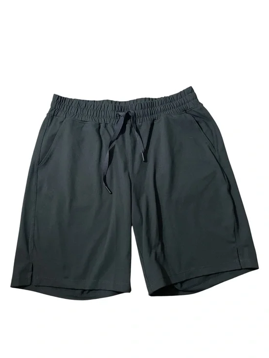 B8- Men's Medium Mondetta Black Drawstring Athletic Shorts