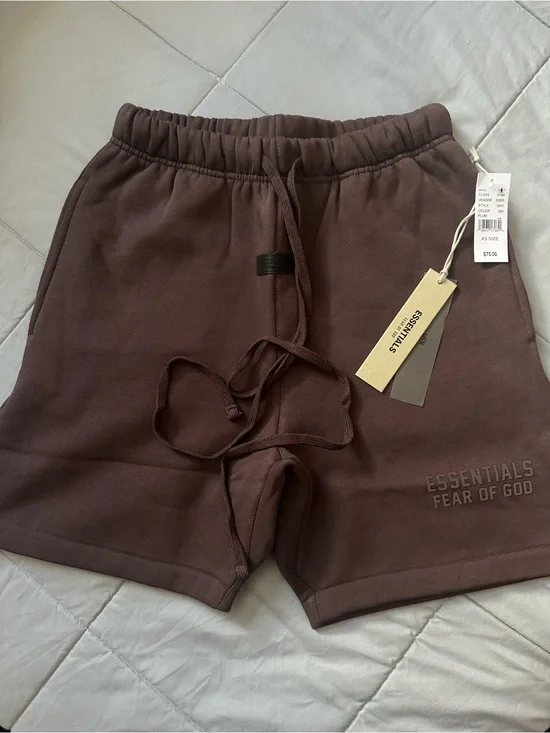Fear of God Essentials Men's Plum Sweat Shorts
