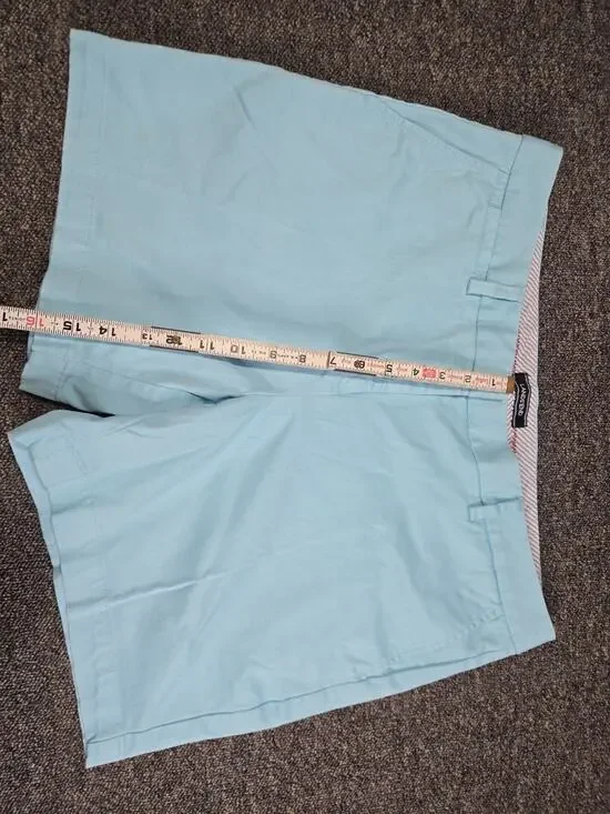 Lands End Mens Short 36 Inch Light Blue
