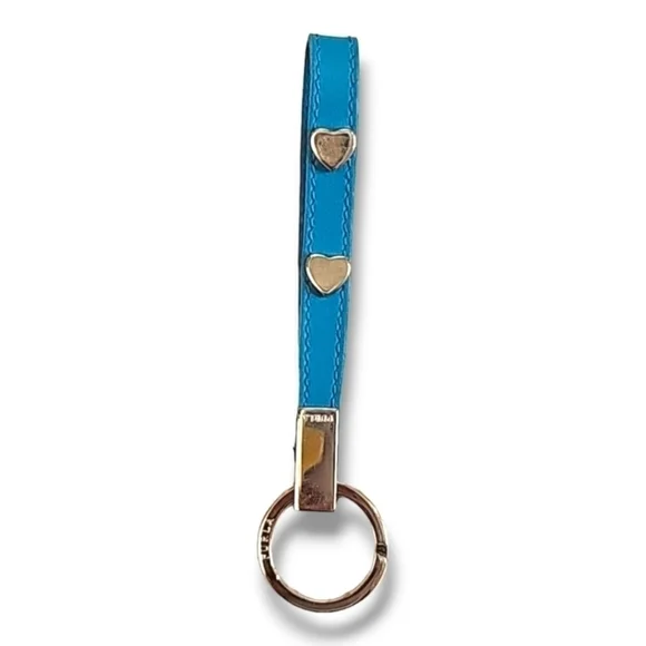 Ferla Turquoise And Silver Heart Keyring - OS