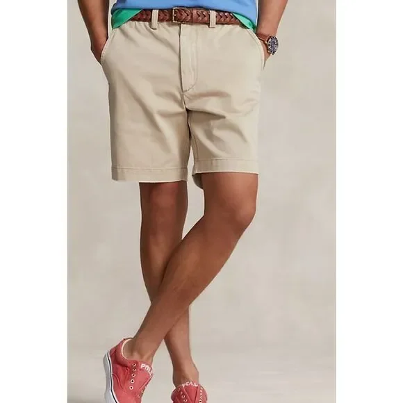 NWT Polo Ralph Lauren Salinger Chino Relaxed Fit Shorts Sz. 38