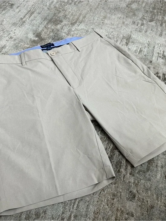 Peter Millar Stone Flat-Front Performance Shorts