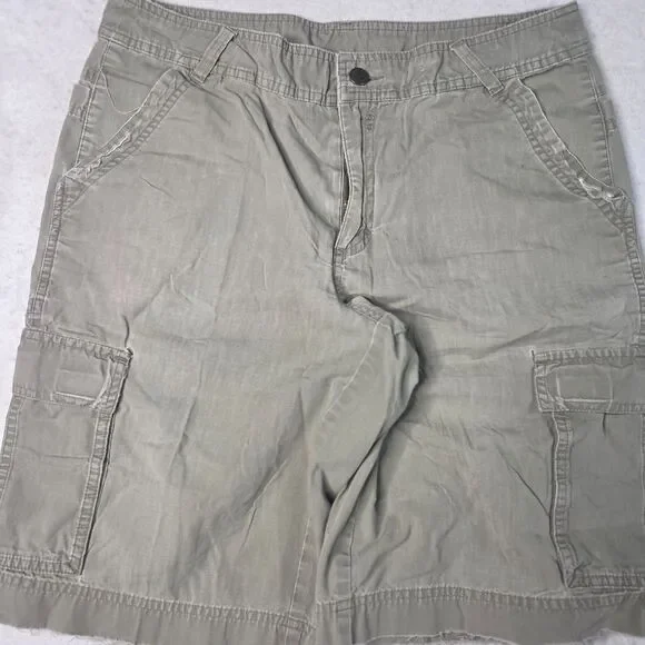 Patagonia Organic Cotton Cargo Shorts Men's Size 33 Khaki Hiking Utility