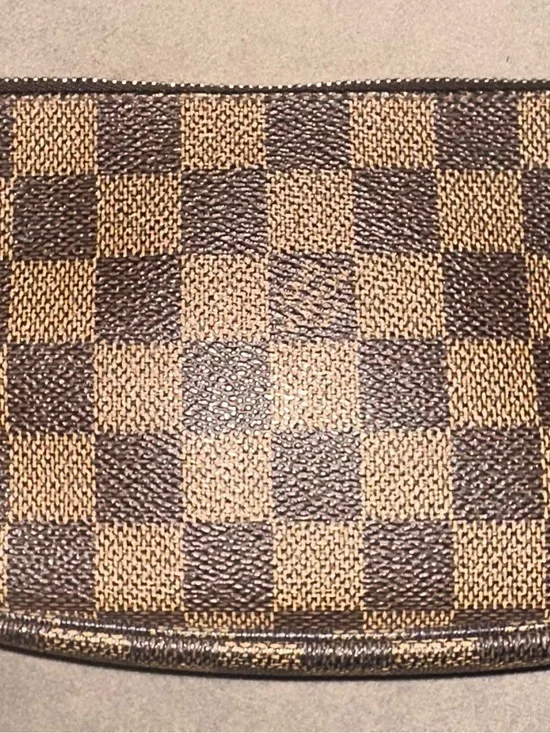 Louis Vuitton Damier Ebene MINI Pouchette Accessories *No Strap*