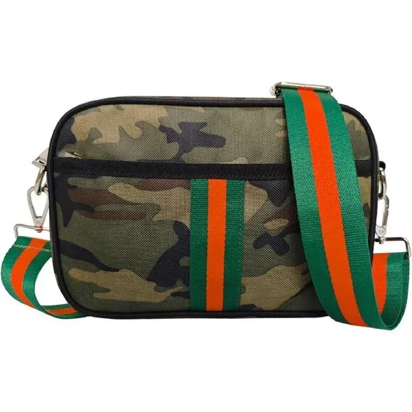 Canvas Small Crossbody Bag Women Mini Purse Adjustable Shoulder Travel