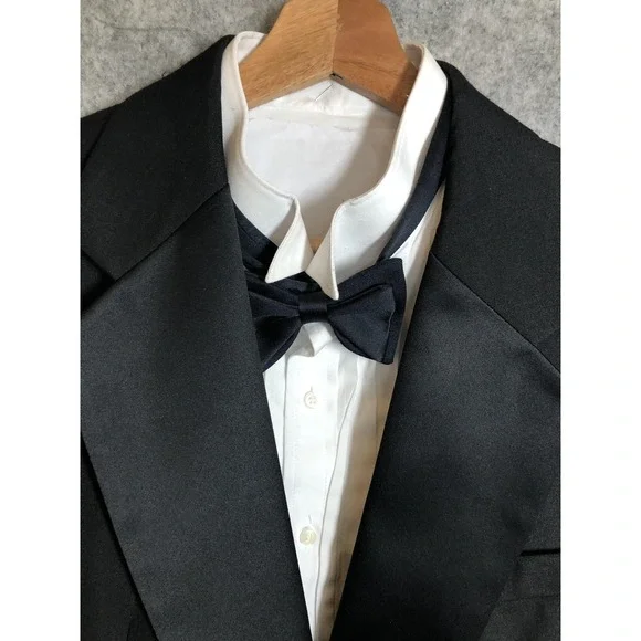 Carlo Rosati Tuxedo Jacket Mens 40 Black Wool One Button Formal Event Classic